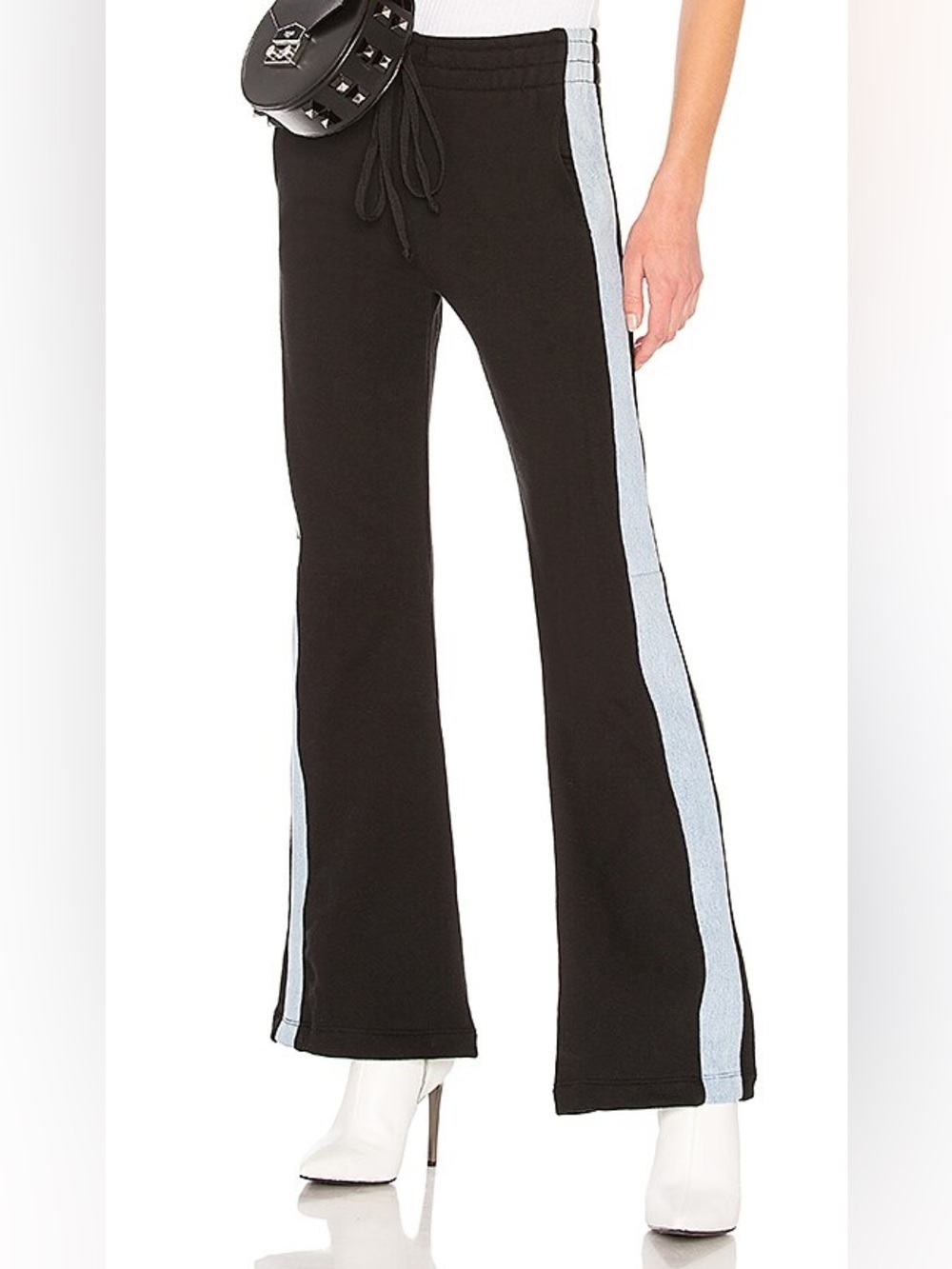 RE/DONE Denim Piecing Sweatpant in Black (5)